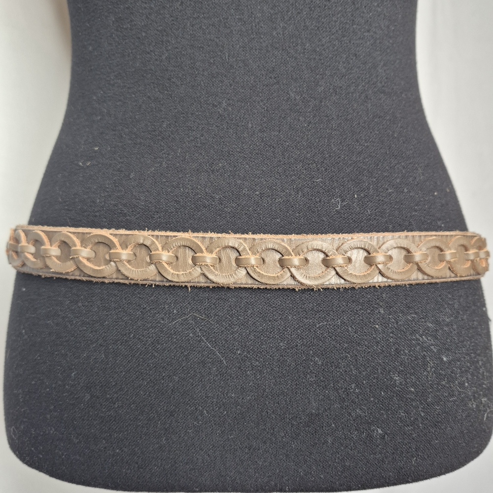 Amsterdam Heritage "Anisa" Skinny Leather Belt - Size S - Picture 13 of 16